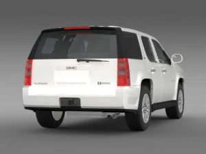 gmc yukon hybrid 2008 3D Model