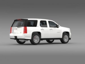 gmc yukon hybrid 2008 Modelo 3D