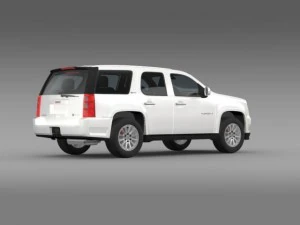 gmc yukon hybrid 2008 3D Model