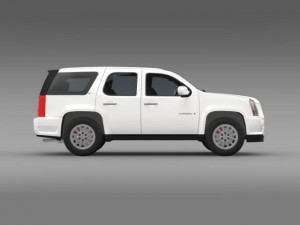 gmc yukon hybrid 2008 Modelo 3D