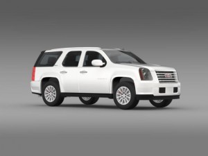 gmc yukon hybrid 2008 Modelo 3D