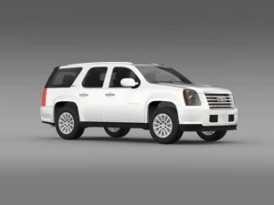 gmc yukon hybrid 2008 3D Model