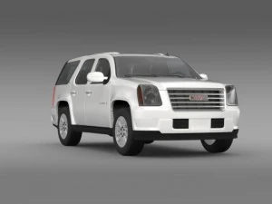 gmc yukon hybrid 2008 3D Model