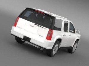 gmc yukon hybrid 2008 Modelo 3D