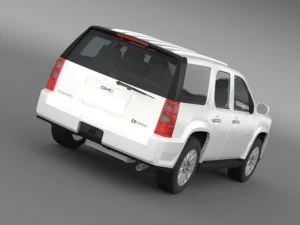 gmc yukon hybrid 2008 3D Model