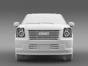 gmc yukon hybrid 2008 3D Model