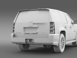 gmc yukon hybrid 2008 Modelo 3D