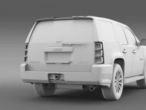 gmc yukon hybrid 2008 3D Model