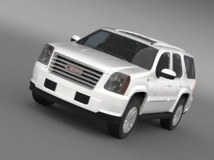 gmc yukon hybrid 2013 3Dモデル