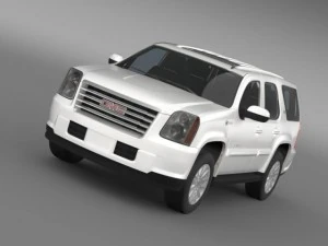 gmc yukon hybrid 2013 3D Model