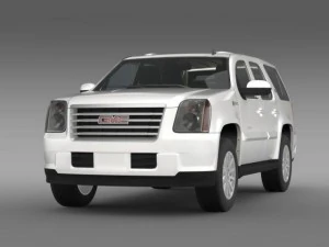 gmc yukon hybrid 2013 3D Model