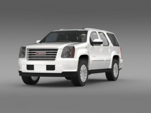 gmc yukon hybrid 2013 Modelo 3D