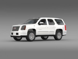 gmc yukon hybrid 2013 Modelo 3D