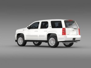 gmc yukon hybrid 2013 Modelo 3D