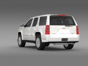 gmc yukon hybrid 2013 Modelo 3D