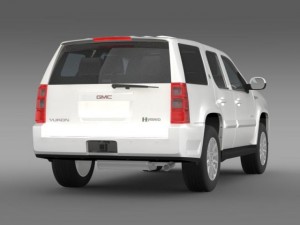 gmc yukon hybrid 2013 Modelo 3D