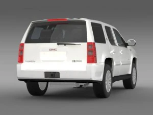 gmc yukon hybrid 2013 3D Model