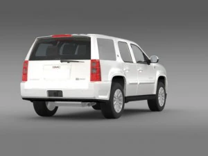 gmc yukon hybrid 2013 3D Model