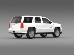 gmc yukon hybrid 2013 Modelo 3D