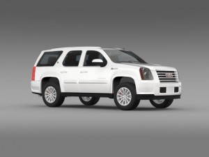 gmc yukon hybrid 2013 Modelo 3D