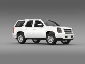 gmc yukon hybrid 2013 3D Model