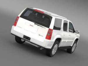 gmc yukon hybrid 2013 Modelo 3D