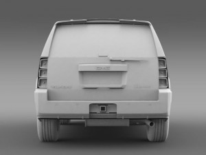gmc yukon hybrid 2013 Modelo 3D
