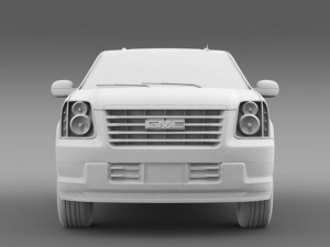 gmc yukon hybrid 2013 Modelo 3D