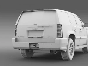 gmc yukon hybrid 2013 3D Model