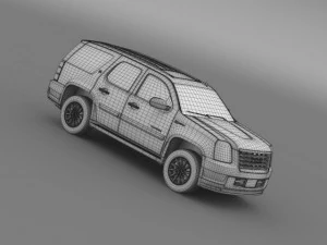 gmc yukon hybrid 2013 3D Model