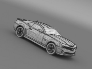 chevrolet camaro 2013 hot wheels 3Dモデル