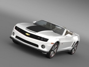 chevrolet camaro 2013 hotwheels se convertible Model 3D