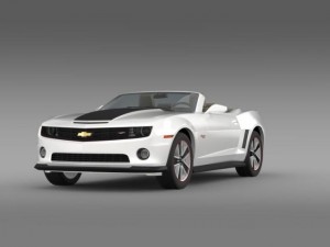 chevrolet camaro 2013 hotwheels se convertible Model 3D