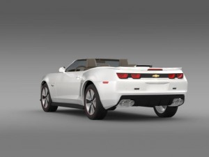 chevrolet camaro 2013 hotwheels se convertible Model 3D