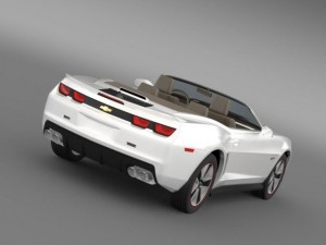 chevrolet camaro 2013 hotwheels se convertible Model 3D