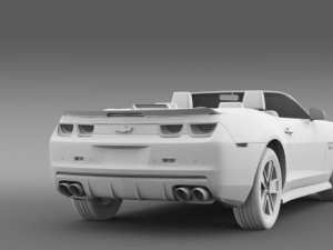 chevrolet camaro 2013 hotwheels se convertible Model 3D