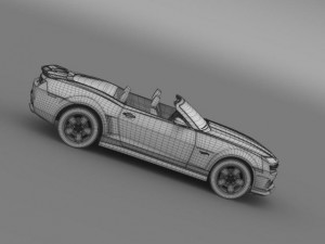 chevrolet camaro 2013 hotwheels se convertible Model 3D
