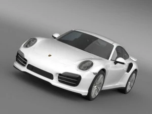 porsche 911 turbo 2013 3D Model