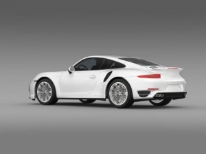 porsche 911 turbo 2013 3D Model