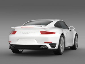 porsche 911 turbo 2013 3D Model