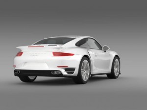 porsche 911 turbo 2013 3D Model