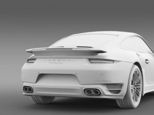 porsche 911 turbo 2013 3D Model