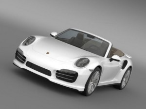 porsche 911 turbo cabrio 2014 3D मॉडल