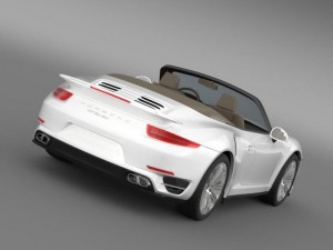 porsche 911 turbo cabrio 2014 3D-Modell