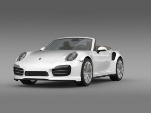 porsche 911 turbo cabrio 2014 3D-Modell