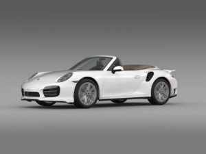 porsche 911 turbo cabrio 2014 3D-Modell
