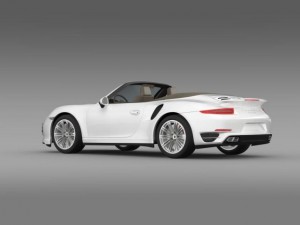 porsche 911 turbo cabrio 2014 3D-Modell