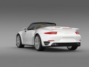 porsche 911 turbo cabrio 2014 3D-Modell