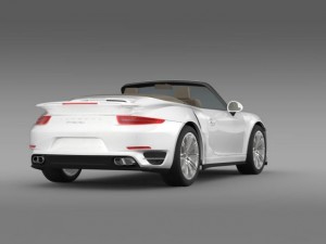 porsche 911 turbo cabrio 2014 3D-Modell