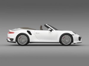 porsche 911 turbo cabrio 2014 3D-Modell